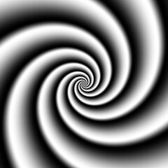 Wall Mural - Hypnotic spiral background. Optical illusion style design.