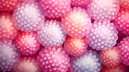 Sticker - background of pink raspberries