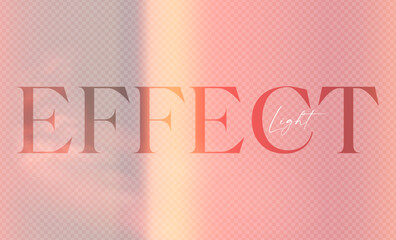 Canvas Print - Soft effect with fog texture and light. Transparent vector.