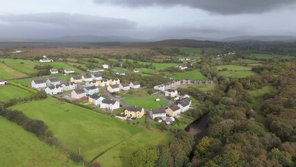 Wall Mural - Aerial view of Ard na Greine in Ardara in County Donegal - Ireland
