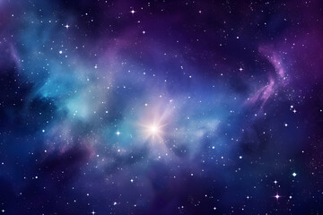 Wall Mural - starry night sky with stars and space dust in the universe. beautiful galaxy background