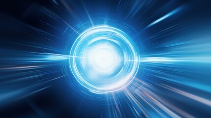 Poster - abstract technology background. telephoto lens abstract 