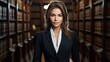 female lawyer, stock photo, portrait photography, copy space, 16:9