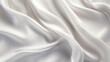 A close up of a white satin cloth, abstract background, luxury fabric design 