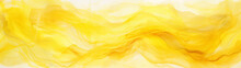 A Yellow And White Abstract Watercolor Background Banner, Design