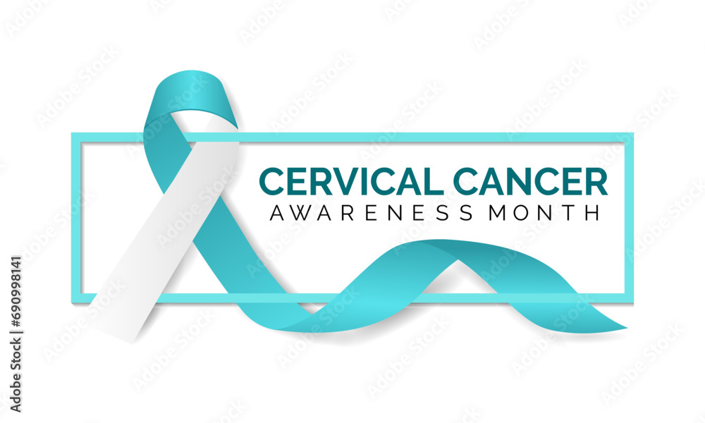 Vector illustration on the theme of Cervical Cancer awareness month ...