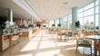 © visoot - A restaurant inside a modern hospital. Generative AI.