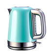 blue electric kettle isolated on a transparent background