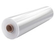 single plastic film wrap roll  isolated on transparent background