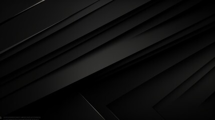 Poster - abstract black geometric background for cards, business reports, and posters