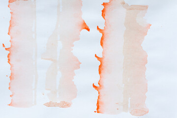 Poster - set of gradient stains on blank paper