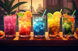 Spirituose & Stil: Festliche Atmosphäre mit einer Auswahl raffinierter alkoholischer Getränke