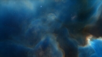 nebula gas cloud in deep outer space
