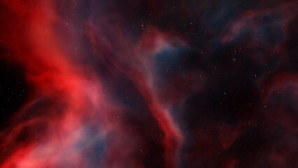 nebula gas cloud in deep outer space

