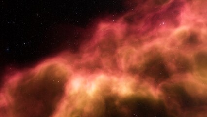 nebula gas cloud in deep outer space
