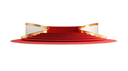 Red carpet. Grand opening ceremonial, vip event or state visit. Cinema premiere, celebrity entrance red velvet carpet with barriers vector mockup