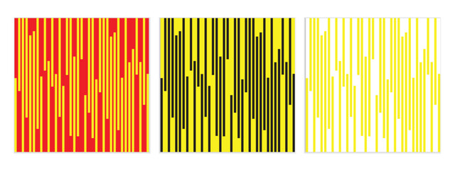 Poster - abstract seamless set of vertical line pattern perfect for banner poster.