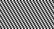 Black and white checker banner pattern, inclined race flag background, checkered flag, car racing sport, checkerboard, mosaic floor tile, grid with geometric square shape – vector