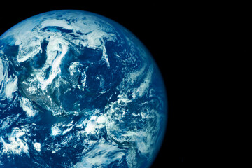 Canvas Print - planet earth on a dark background. elements of this image furnished by nasa