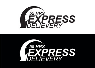 Wall Mural - Express delivery in 55 hours. Fast delivery, express and urgent shipping