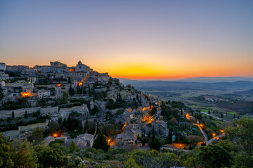 Poster - Gordes small medieval town in Provence, Luberon, Vaucluse, France