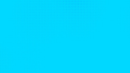 Poster - Dots halftone blue color pattern gradient texture with technology digital background. Dots pop art comics with summer background.