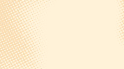 Poster - Abstract dots halftone brown color pattern gradient texture background.