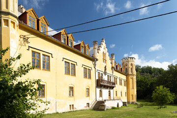 Canvas Print - Nectiny castle, Western Bohemia, Czech Republic