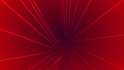 Wall Mural - Abstract red colors with lines pattern texture business background.