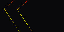 Lines On The Road, 
Abstract Black And Yellow Divided Background