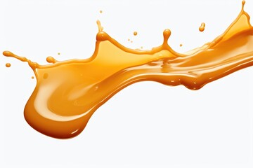 Poster - A dynamic image capturing a splash of liquid on a clean white background. Versatile and suitable for various uses