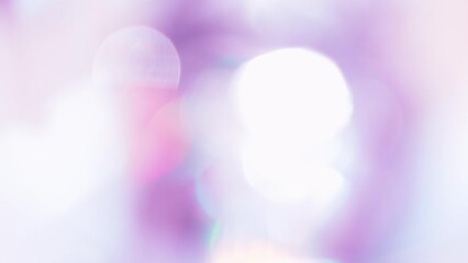 Wall Mural - Crystalline Violet Flash and Flicker. Loop. The light passes through the facets of a slowly rotating diamond and creates repetitive sparkling highlights and rainbow colors