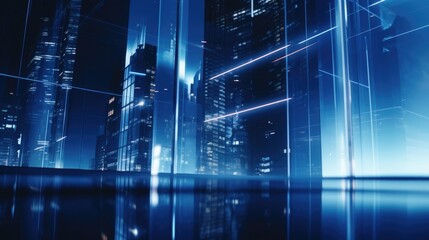 Aufkleber - A captivating view of a city at night as seen through a window. Perfect for urban-themed designs and cityscape illustrations