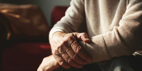 Poster - A close-up shot of a person's hand. Versatile image suitable for a variety of uses