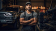 © bornmedia - Mechanic in a garage