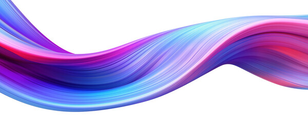 Poster - futuristic colorful flowing shape, 3d render. generative ai