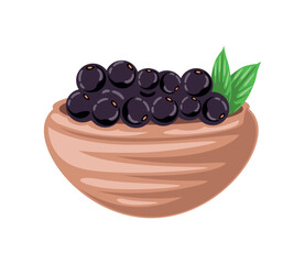 Canvas Print - acai fruit in bowl
