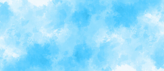 Wall Mural - abstract blue watercolor background with colors . watercolor scraped grungy background . this waterc
