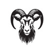 goat logo icon design vector 