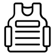 bulletproof vest icon