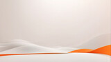 Fototapeta  - Der stilisierte moderne weiße und orange abstrakte geometrische quadratische Hintergrund mit Schatten. Vektorillustration. Sie können für Poster, Flyer, Vorlagen, Banner, Hintergrundbilder verwenden.
