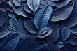 © Hng - Collection of tropical leaves, foliage plant in blue color