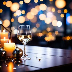 Wall Mural - business new years celebration wallpaper simple cinematic lighting