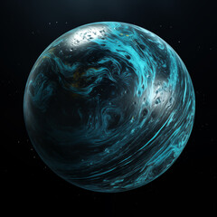 Wall Mural - earth isolated background,created with generative ai tecnology.