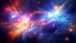abstract swirling galaxy, nebula, and cosmic dust converging toward a luminous center. abstract background template