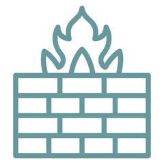 Poster - Vector Design Firewall Icon Style