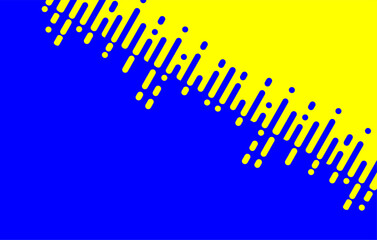 Sticker - abstract background with blue and yellow background