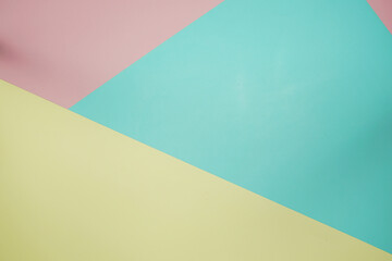 Wall Mural - Geometric with pastel color texture background