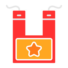 Poster - Baby Bib Icon