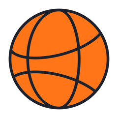 Sticker - Basketball Icon